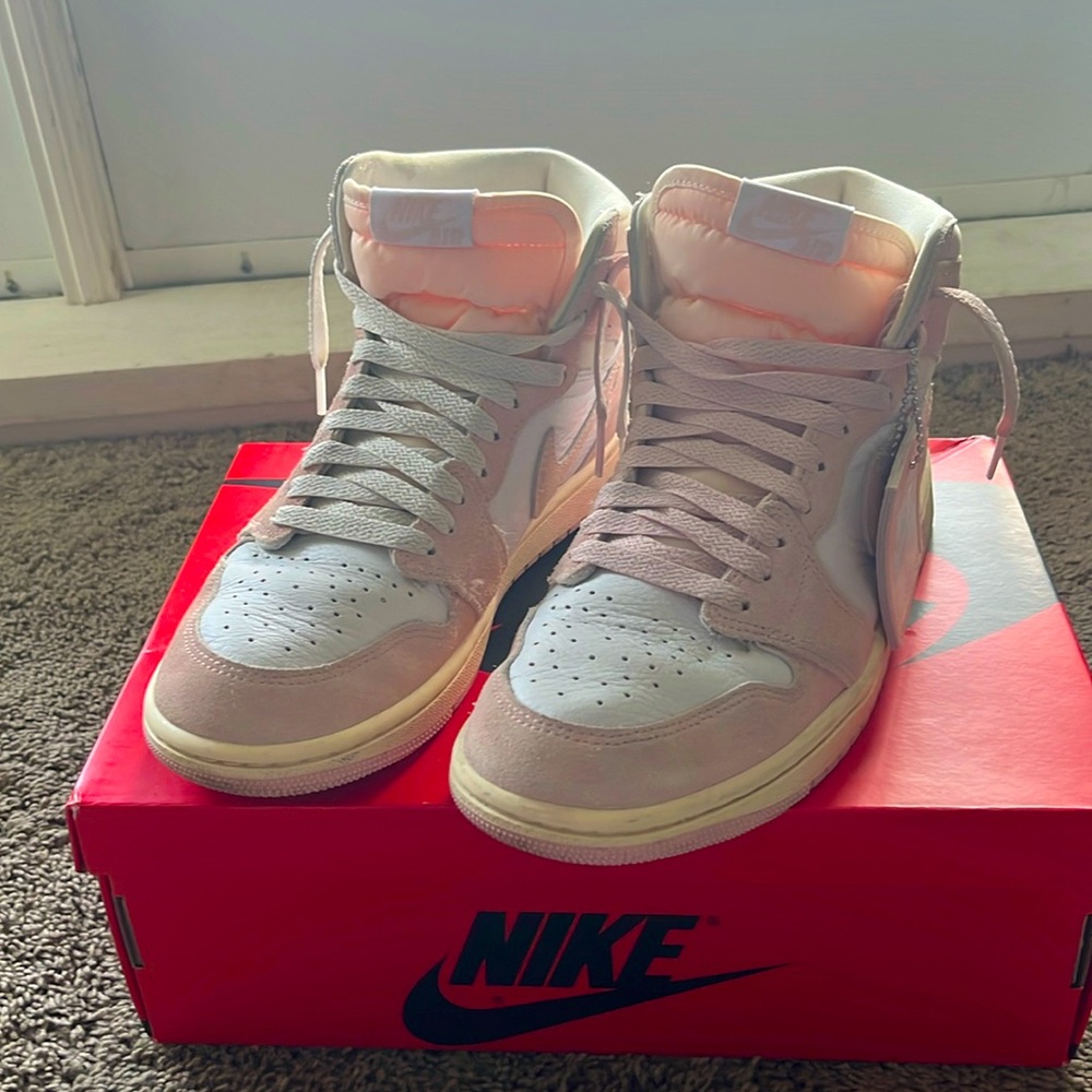 Nike air Jordan 1s washed pink
